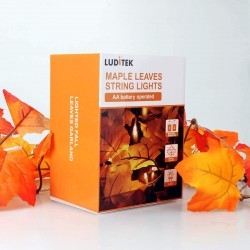 Thanksgiving Decorations Lighted Fall Garland, Thanksgiving Decor Halloween String Lights 8.2 Feet 20 LED, Thanksgiving Gift