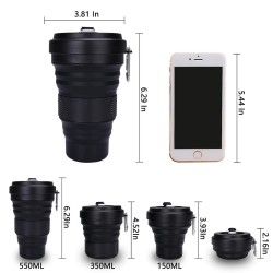 550ml Collapsible Coffee Cup