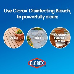 Clorox Regular Concentrated Liquid Disinfecting Bleach Cleaner | 43 oz.