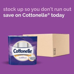 Cottonelle Ultra Soft Toilet Paper | 6 Family Mega Rolls