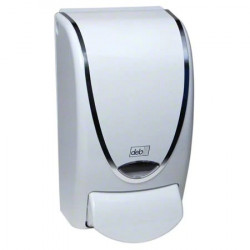 PROLINE CURVE MANUAL DISPENSER WHITE & CHROME 1L