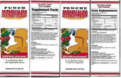 punch antasmalico nutritional supplement mint and vegetable flavor 8 fl oz