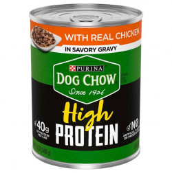 Purina Dog Chow High Protein Chicken In Savory Gravy Adult Wet Dog Food