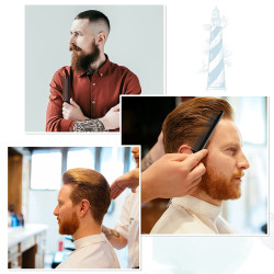 Rat Tail Combs Parting Comb: 3Pcs Rat Tail Comb Set, Long Steel Pin Rat Tail Teasing Comb, Hair Combs for Salon Hair Stylist, Tail Combs Metal ,Parting Combs for Women(Purple|Black|Pink)