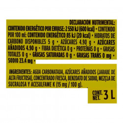 Refresco Fresca Sabor Toronja 3l