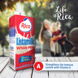 RICA Listamilk Whole Milk 32 Oz