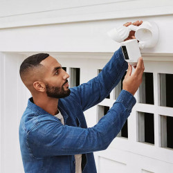 Ring 1080p HD Wired Plus Floodlight Cam with Chime Pro Bundle