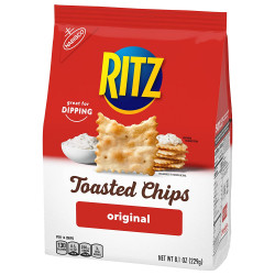 RITZ Toasted Chips Original, 8.1 oz