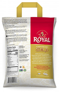 Royal Chef’s Secret Parboiled Sella Extra Long Basmati Rice, 20 Pound