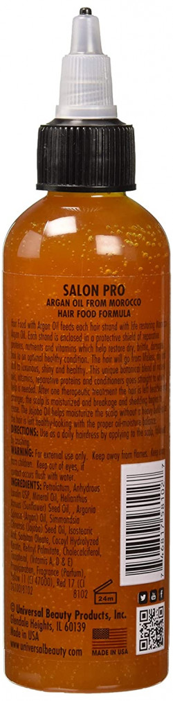 Salon Pro Hair Food Argan Oil 4 Oz