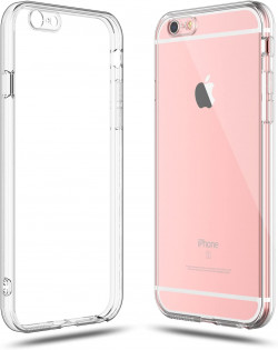 Shamo's Case For IPhone 6 Plus And IPhone 6S Plus Crystal Clear Shock Absorption TPU Rubber Gel Transparent (Clear)