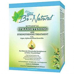 Luster's You. Be -Natural, Botanical Straightening & Strengthening Treatment.