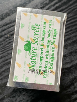 Soap de NATure SECRET and Exfoliating Gommant Carrot Face and Body Soap 350grs