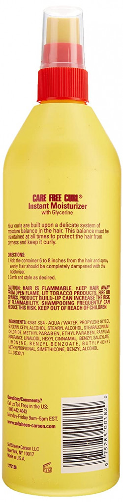 SoftSheen-Carson Care Free Curl Instant Moisturizer With Glycerin & Protein, 8.5 Fl oz