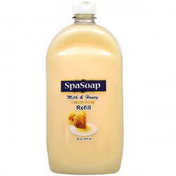 Spa Soap Milk & Honey Cream Soap Refill 32 Oz - 947 Ml