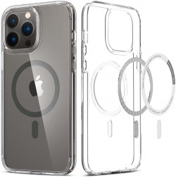 Spigen Ultra Hybrid Mag [Anti-Yellowing Technology] Compatible With MagSafe Designed For IPhone 13 Pro Max Case (2021) - Graphite