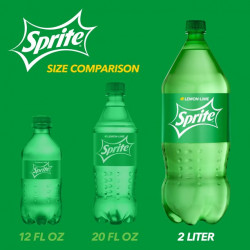 Sprite Caffeine-Free Lemon Lime Soda Pop, 2 Liter Bottle