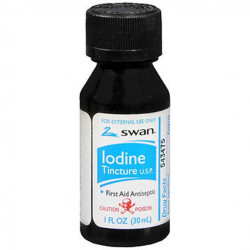 Swan Iodine Tincture First Aid Antiseptic, 1 Fl. Oz.