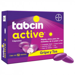TABCIN GRIPE Y TOS **COLD AND COUGH** 60 UNIDADES