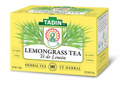Tadin Lemongrass Herbal Tea, Caffeine Free, 24 Tea Bags
