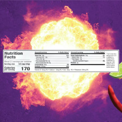 Takis Hot Nuts Fuego Double Crunch Peanuts, Hot Chili Pepper and Lime Artificially Flavored Peanuts, 3.2 Ounce Bag