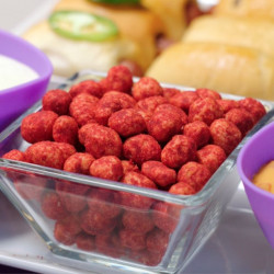 Takis Hot Nuts Fuego Double Crunch Peanuts, Hot Chili Pepper and Lime Artificially Flavored Peanuts, 3.2 Ounce Bag