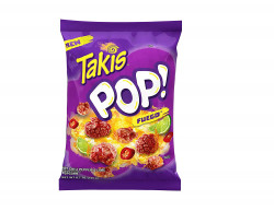 Takis Fuego Pop! 6.7 Oz Sharing Size Bag, Hot Chili Pepper & Lime Popcorn