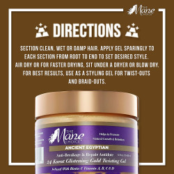 THE MANE CHOICE Ancient Egyptian 24 Karat Gold Twisting Gel | 12 OZ