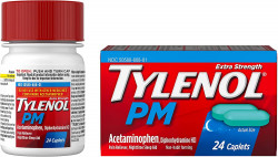 Tylenol PM Extra Strength Pain Reliever & Sleep Aid Caplets, 24Ct