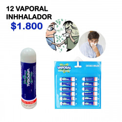 Vaporal Inhalador 12pc lot Of Inhalers For Nasal Congestion