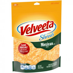 Velveeta Shreds Mexican Style Blend Shredded Cheese, 8 oz
