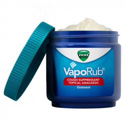 Vicks Vaporub Cough Suppressant Chest Rub Ointment, Original, 3.53 oz