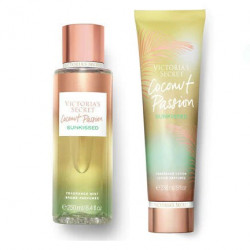 Victoria's Secret Coconut Passion Sunkissed Body Mist & Body Lotion "2-PACK