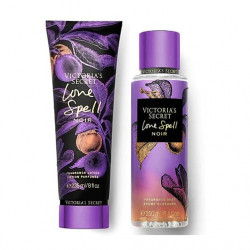 Victoria's Secret Love Spell Noir Mist 8.4 Oz & Body Lotion 8.0 Oz "2-PACK"