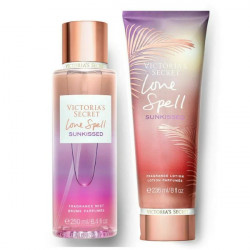 Victoria's Secret Love Spell Sunkissed Body Mist & Body Lotion "2-PACK"