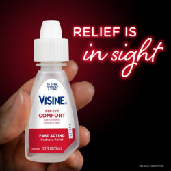 Visine Red Eye Comfort Redness Relief Eye Drops, 0.5 fl. oz