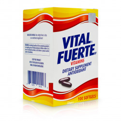 Vital Fuerte- Vitamins- Antioxidant/ Vitaminas- Antioxidantes X 100 Caps