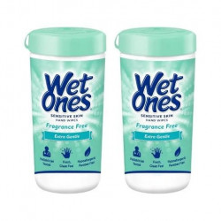 Wet Ones Sensitive Skin Hand Wipes 40ct (2 Pack)
