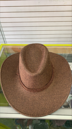 Wicked Costumes Cowboy Hat - Super Deluxe  Brown Suede Fancy Dress Accessory