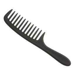 Wide Tooth Comb Detangling Hair Round Teeth Carbon Antistatic D1